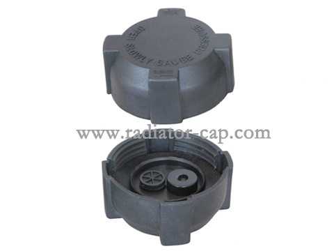 radiator cap with temperature gauge